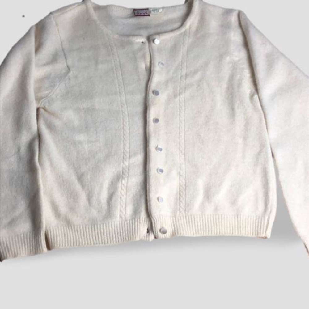 WOOL / Angora Cardigan Sweater vintage